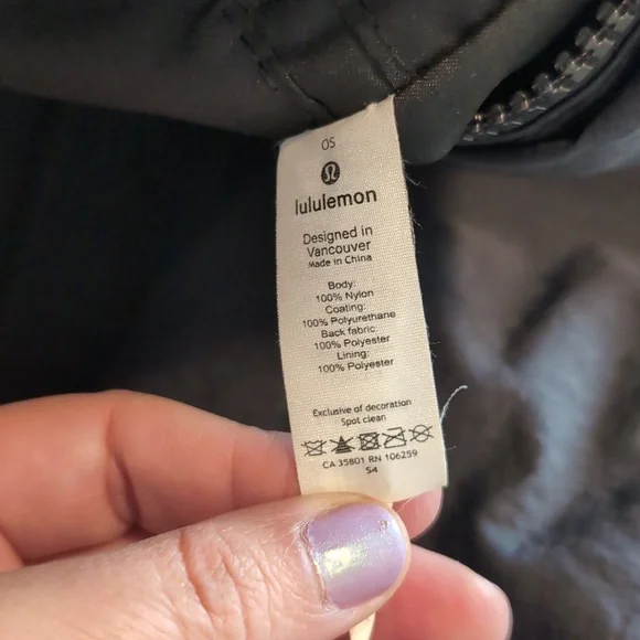 Lululemon Athletica Black Nylon Tote - Picture 4 of 10